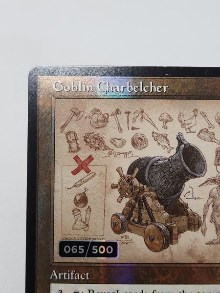 画像3: 【ダブルレインボウ・Foil】■設計図■《ゴブリンの放火砲/Goblin Charbelcher》(シリアル入り)[BRR] (3)