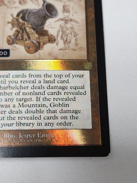 画像4: 【ダブルレインボウ・Foil】■設計図■《ゴブリンの放火砲/Goblin Charbelcher》(シリアル入り)[BRR] (4)