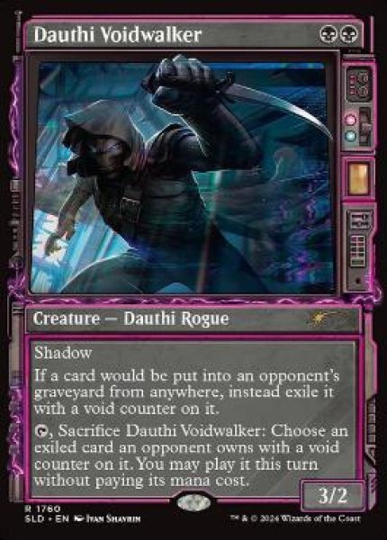 画像1: 【Foil】■ボーダーレス■《ダウスィーの虚空歩き/Dauthi Voidwalker》[SLD] (1)