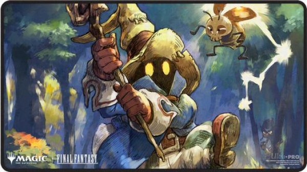画像1: ウルトラ・プロ MTG スティッチドプレイマット マジック：ザ・ギャザリング――FINAL FANTASY《迷える黒魔道士、ビビ》 (1)