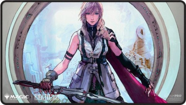画像1: ウルトラ・プロ MTG スティッチドプレイマット マジック：ザ・ギャザリング――FINAL FANTASY《シーンドライブ、ライトニング》 (1)