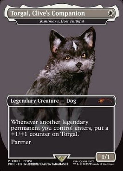 画像1: 【Foil】■フルアート■《Torgal, Clive's Companion》/《永久忠義の義丸/Yoshimaru, Ever Faithful》(MagicConプロモ)[その他プロモ]  (1)