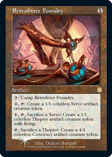 画像1: 【Foil】《改良式鋳造所/Retrofitter Foundry》[ジャッジ褒賞] (1)