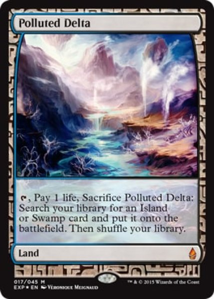 画像1: 【Foil】《汚染された三角州/Polluted Delta》[EXP] (1)
