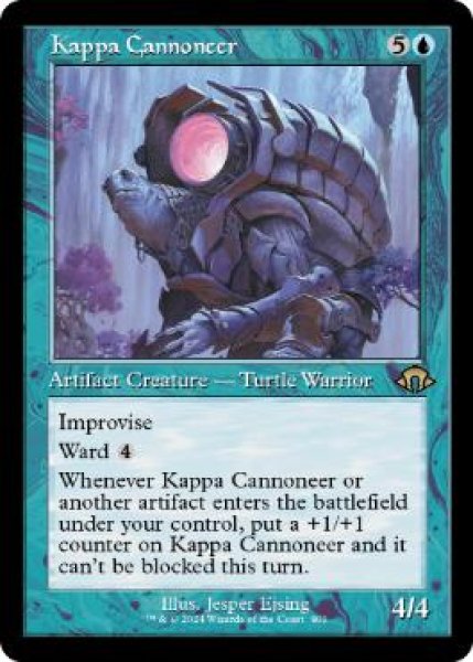 画像1: 【Foil】■旧枠■《河童の砲手/Kappa Cannoneer》[MH3-BF]  (1)