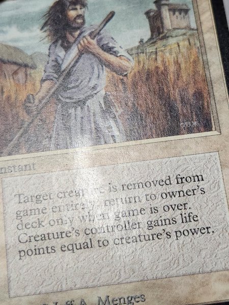 画像4: 《剣を鍬に/Swords to Plowshares》[LEB]  Poor (4)