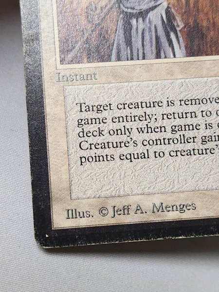 画像5: 《剣を鍬に/Swords to Plowshares》[LEB]  HP Inked (5)