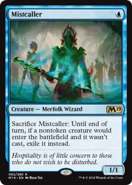 画像1: 【Foil】《霧の呼び手/Mistcaller》[M19]  (1)