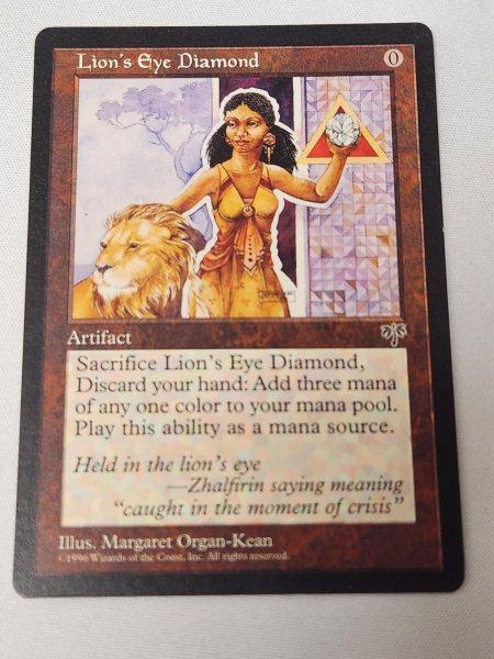 画像1: 《ライオンの瞳のダイアモンド/Lion's Eye Diamond》[MIR]  NM (1)