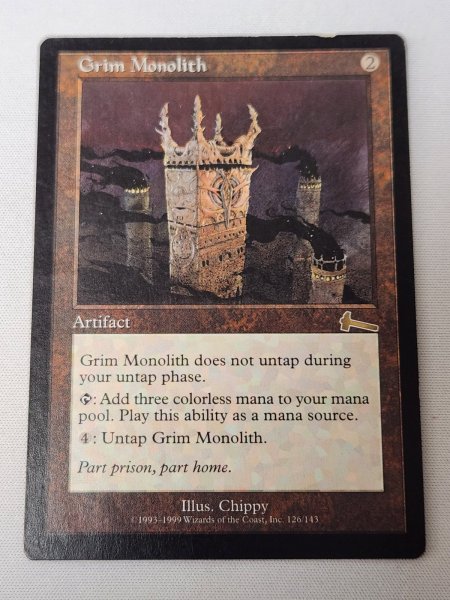 画像1: 《厳かなモノリス/Grim Monolith》[ULG] MP (1)