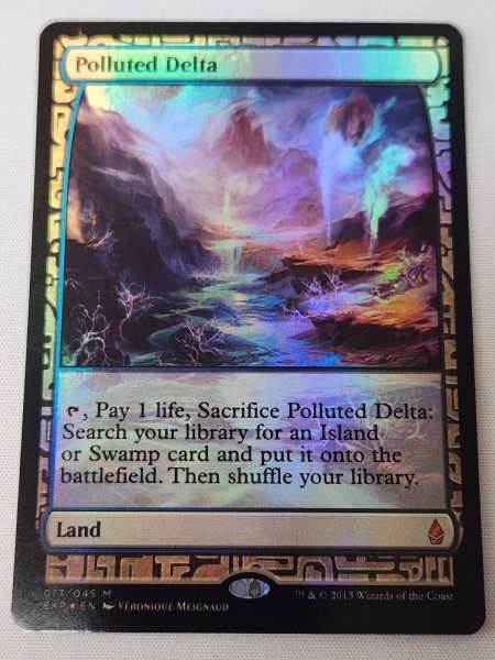 画像1: 【Foil】《汚染された三角州/Polluted Delta》[EXP] NM- (1)