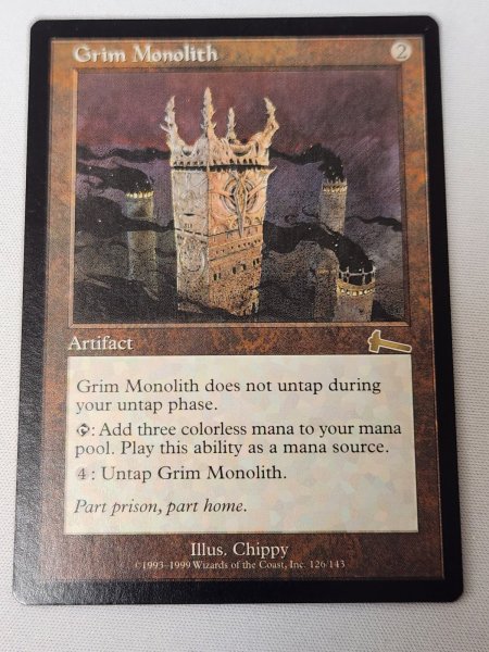 画像1: 《厳かなモノリス/Grim Monolith》[ULG] NM- (1)