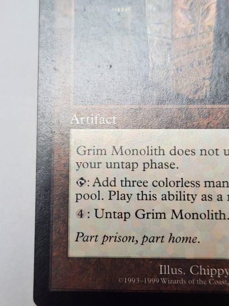 画像4: 《厳かなモノリス/Grim Monolith》[ULG] MP (4)