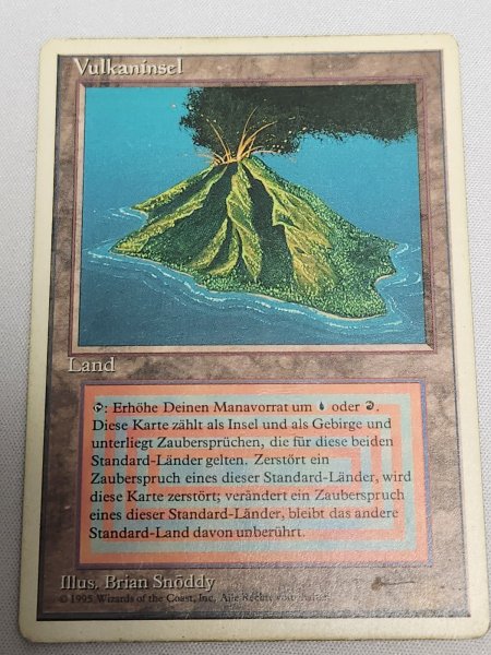 画像1: ドイツ語《Volcanic Island》[3ED]  HP (1)