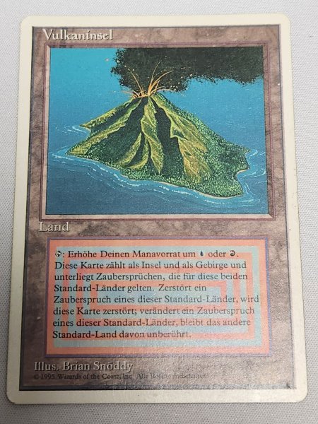 画像1: ドイツ語《Volcanic Island》[3ED]  HP (1)