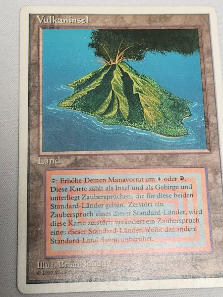 画像1: ドイツ語《Volcanic Island》[3ED]  Poor (1)