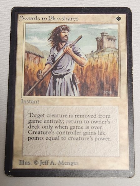 画像1: 《剣を鍬に/Swords to Plowshares》[LEB] MP (1)