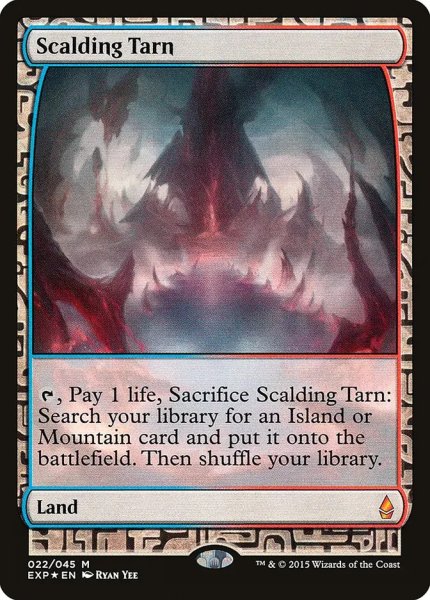 画像1: 【Foil】《沸騰する小湖/Scalding Tarn》[EXP] (1)
