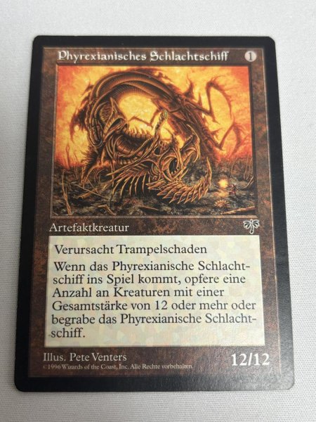 画像1: ドイツ語《ファイレクシアン・ドレッドノート/Phyrexian Dreadnought》[MIR] SP (1)