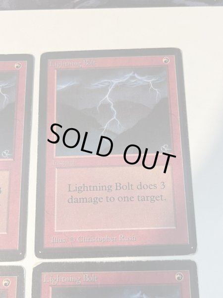 画像3: 《稲妻/Lightning Bolt》[LEB] HP 4枚セット (3)