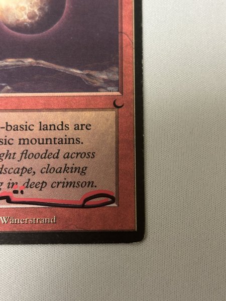 画像5: 《血染めの月/Blood Moon》[DRK]  MP ダブルサインド (5)