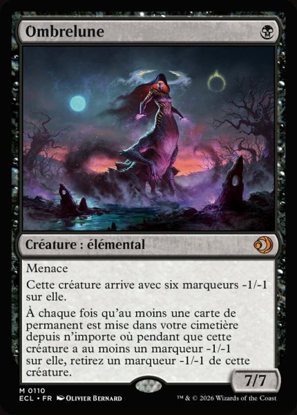 画像1: フランス語【Foil】《月影/Moonshadow》[ECL] (1)
