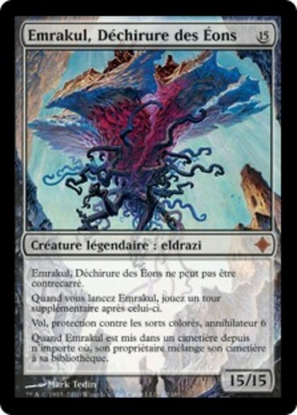 画像1: フランス語《引き裂かれし永劫、エムラクール/Emrakul, the Aeons Torn》[ROE] (1)