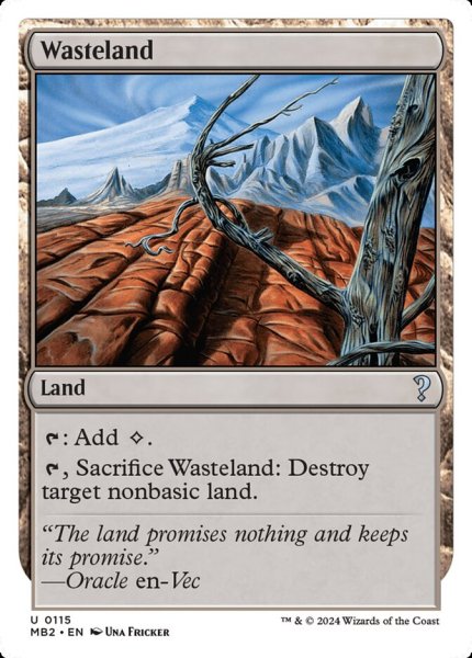 画像1: 《不毛の大地/Wasteland》[MB2] (1)