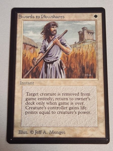 画像1: 《剣を鍬に/Swords to Plowshares》[LEB]  NM (1)