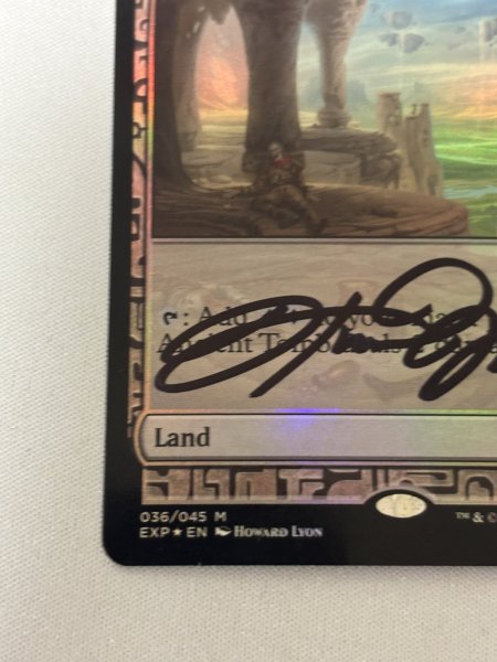 画像4: 【Foil】《古えの墳墓/Ancient Tomb》[EXP] signed サイン SP (4)