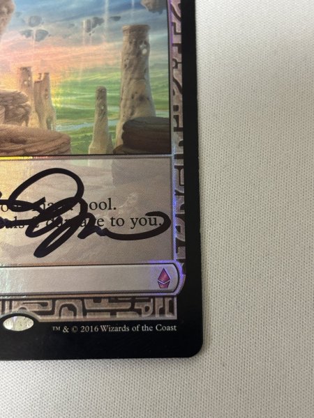 画像5: 【Foil】《古えの墳墓/Ancient Tomb》[EXP] signed サイン SP (5)