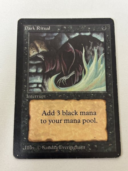 画像1: 《暗黒の儀式/Dark Ritual》[LEB] HP (1)