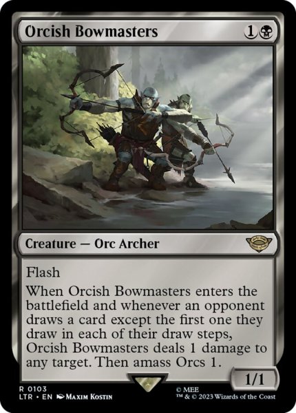 画像1: 《オークの弓使い/Orcish Bowmasters》[LTR] (1)