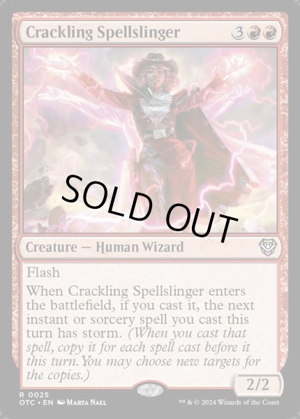 画像1: 《弾ける呪文飛ばし/Crackling Spellslinger》[OTC] (1)