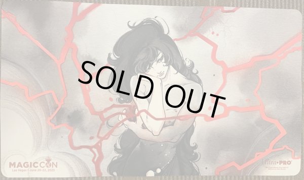 画像1: プレイマット　稲妻　MAGICCONラスベガス (1)