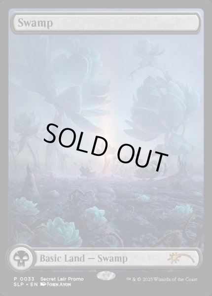 画像1: 【Foil】■フルアート■《沼/Swamp》[SLP]  (1)