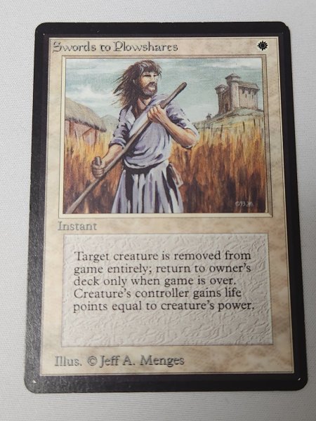 画像1: 《剣を鍬に/Swords to Plowshares》[LEB]  MP (1)