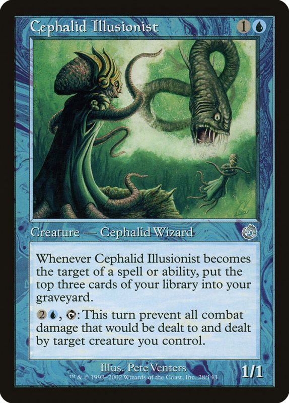 MTG foil セファリッドの幻術師　TOR 日本語